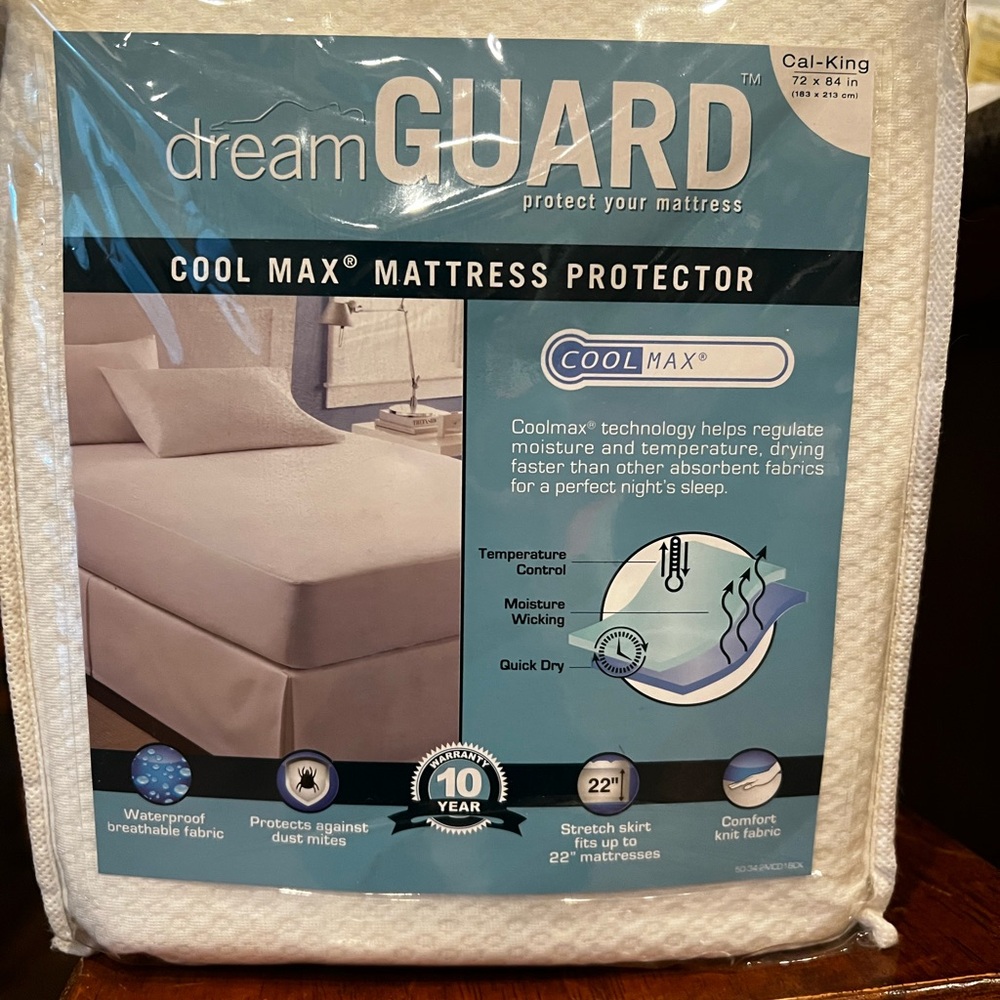 New dream Guard Cal King Cool Max Mattress Protector